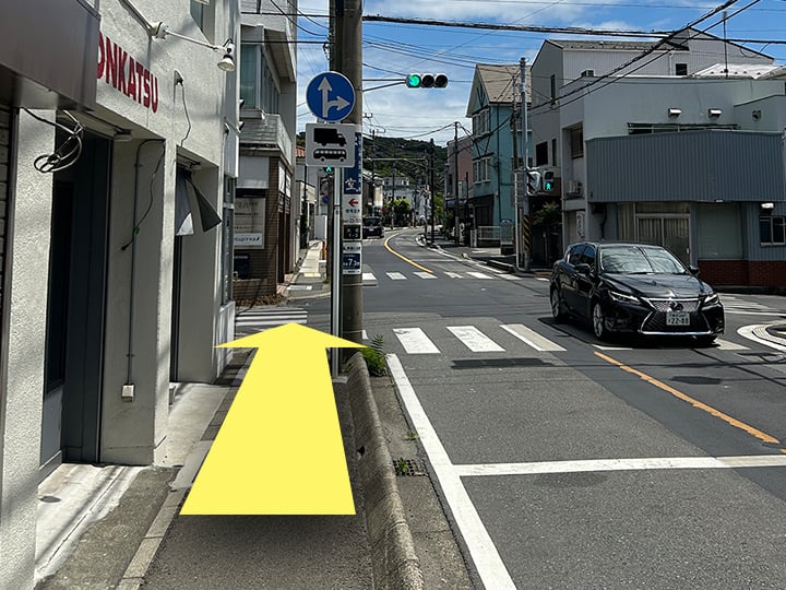 鎌倉駅から徒歩の道順6