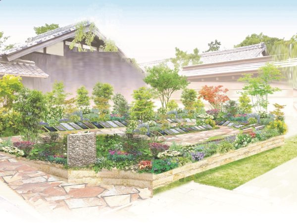 愛知県に樹木葬「かやづ庭苑」が開苑します（2020年3月 予定）のイメージ画像